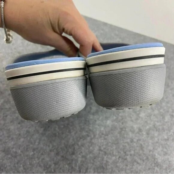 CROCS Women’s Crocband Wedges flip flop Size 8 - Picture 4 of 11